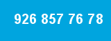 926 857 76 78 926 857 76 78